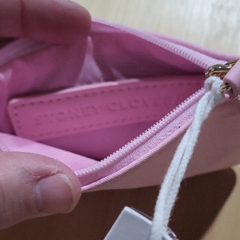 Stoney Clover Lane Pastel Pink Zip Pouch NWT - Picture 3 of 3